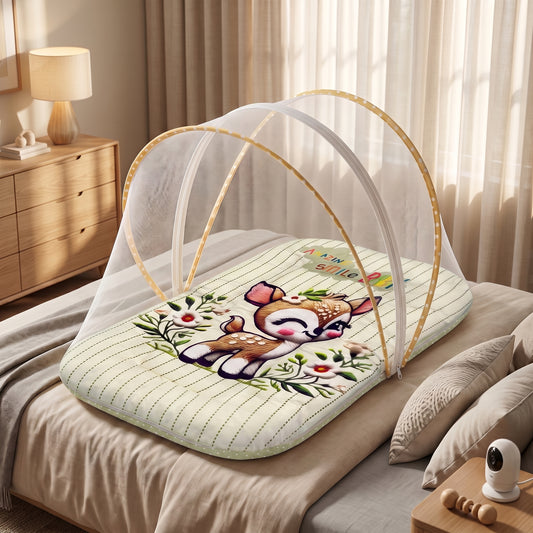 MONIMINI LUXURY DIGITAL PRINT BABY BEDDING SET | COMPLETE NEWBORN SLEEP & CARE COMBO