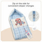 MONIMINI PREMIUM UNN WORK BABY SLEEPING BAG FOR NEWBORNS (0-6 MONTHS)