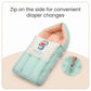 MONIMINI LUXURY BABY SLEEPING BAG | ULTRA SOFT COTTON BABY WRAP FOR NEWBORNS | SAFE, COZY & COMFORTABLE | 0-6 MONTHS