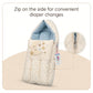 MONIMINI PREMIUM UNN WORK BABY SLEEPING BAG FOR NEWBORNS (0-6 MONTHS)
