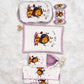 MONIMINI COMPLETE 7 PIECE DIGITAL PRINT BEDDING SET ESSENTIALS COMBO FOR BABY 0-6 MONTHS