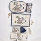 MONIMINI COMPLETE 7 PIECE DIGITAL PRINT BEDDING SET ESSENTIALS COMBO FOR BABY 0-6 MONTHS