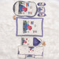 MONIMINI LUXURY DIGITAL PRINT BABY BEDDING COMBO SET FOR NEWBORNS 7-PIECE COTTON BABY CARE ESSENTIALS