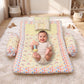 MONI MINI Premium Unique Design Baby Mattress Set With 2 Bolster and 1 Head Pillow