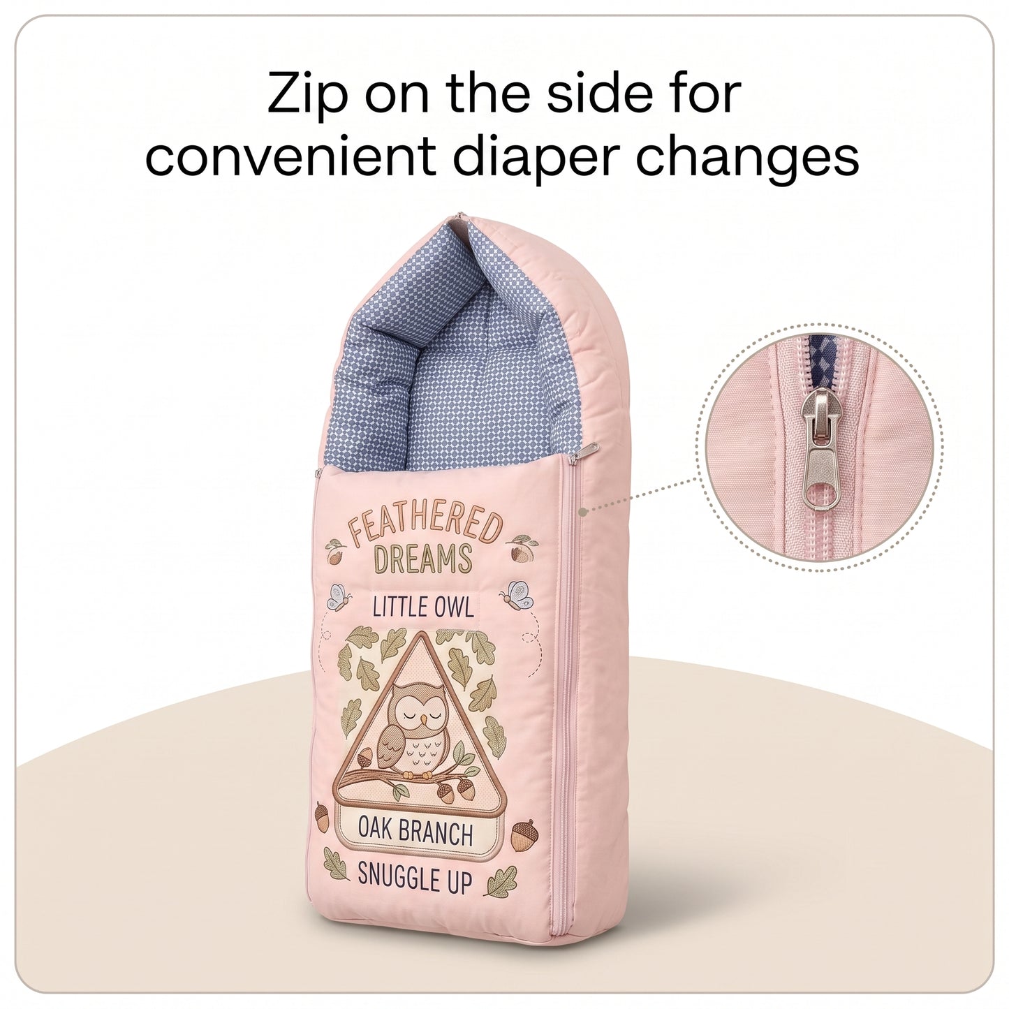 MONIMINI PREMIUM DIGITAL BABY SLEEPING BAG FOR NEWBORNS (0-6 MONTHS)