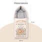 MONIMINI LUXURY DIGITAL BABY SLEEPING BAG | ULTRA SOFT COTTON BABY WRAP FOR NEWBORNS | SAFE, COZY & COMFORTABLE | 0-6 MONTHS