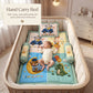 MONIMINI LUXURY DIGITAL PRINT BABY BEDDING COMBO SET FOR NEWBORNS 7-PIECE COTTON BABY CARE ESSENTIALS
