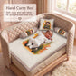 MONIMINI LUXURY DIGITAL PRINT BABY BEDDING COMBO SET FOR NEWBORNS 7-PIECE COTTON BABY CARE ESSENTIALS