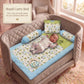 MONI MINI Exclusive Unique Digital Print Baby Mattress with Pillows