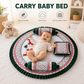 MONIMINI ROYAL EMBROIDERY ELEPHANT BABY BEDDING SET | PREMIUM ROUND NEWBORN MATTRESS WITH PILLOW & BOLSTERS (Copy)