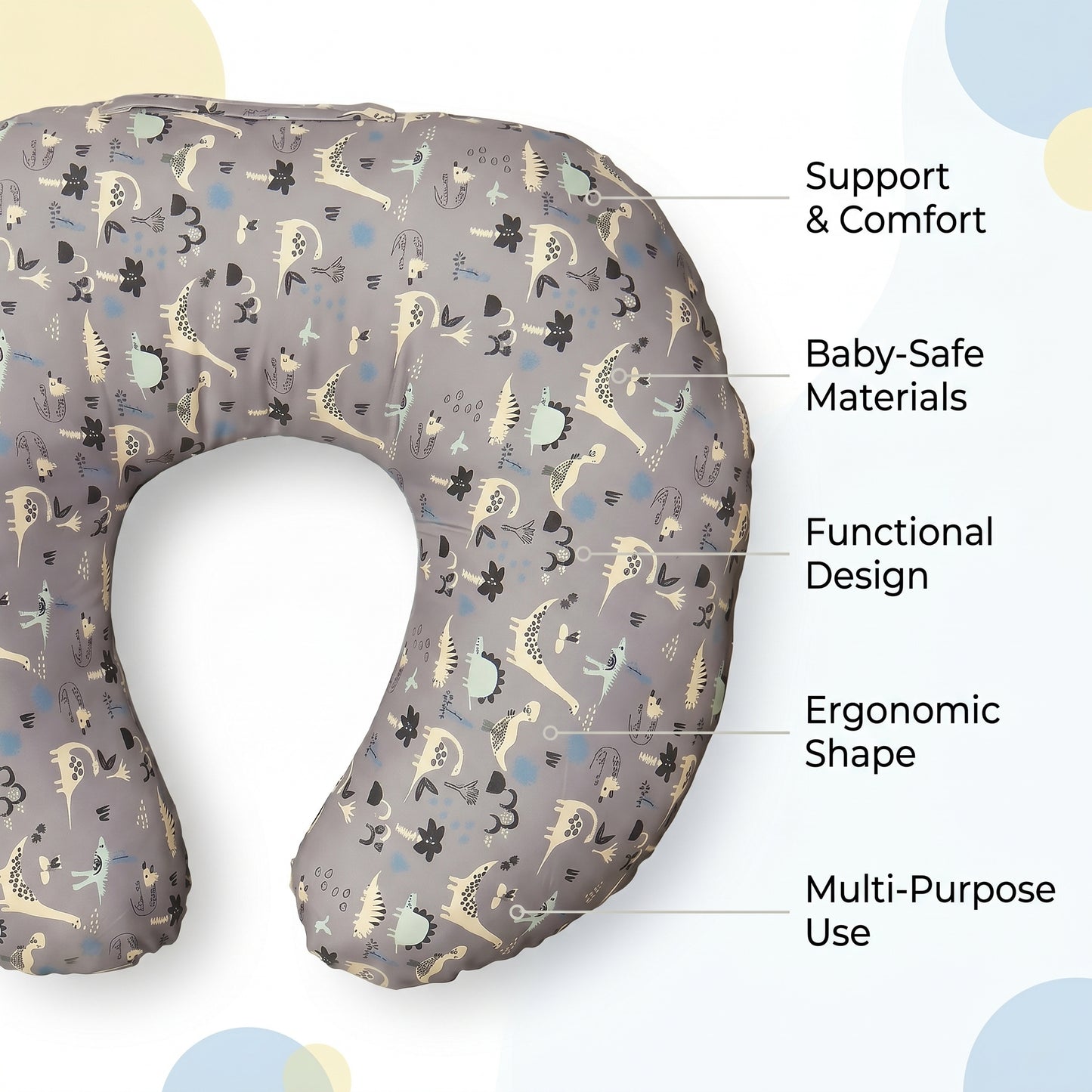 MONIMINI LUXURY BABY NURSING PILLOW | COMFORTABLE FEEDING & DEVELOPMENT SUPPORT