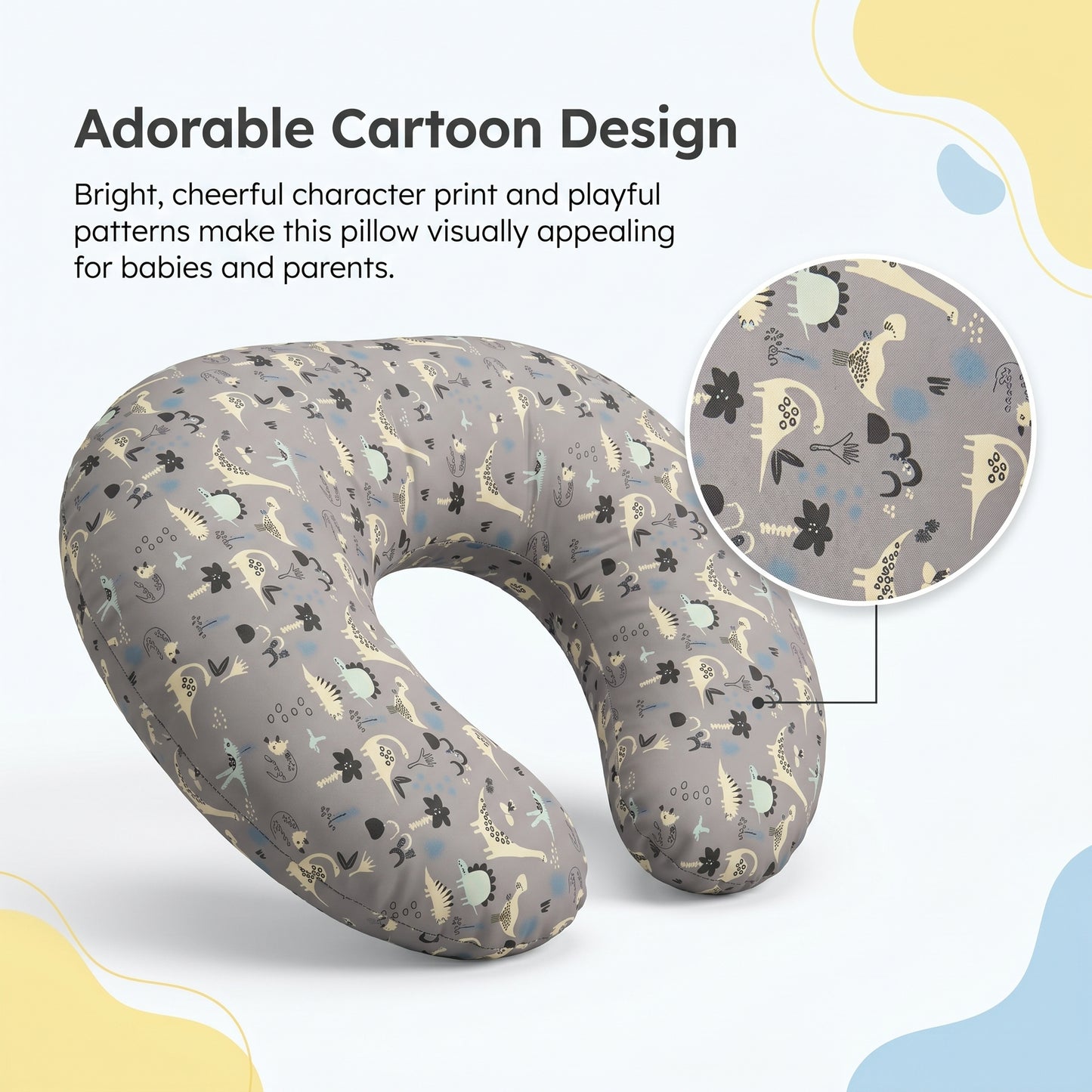 MONIMINI LUXURY BABY NURSING PILLOW | COMFORTABLE FEEDING & DEVELOPMENT SUPPORT