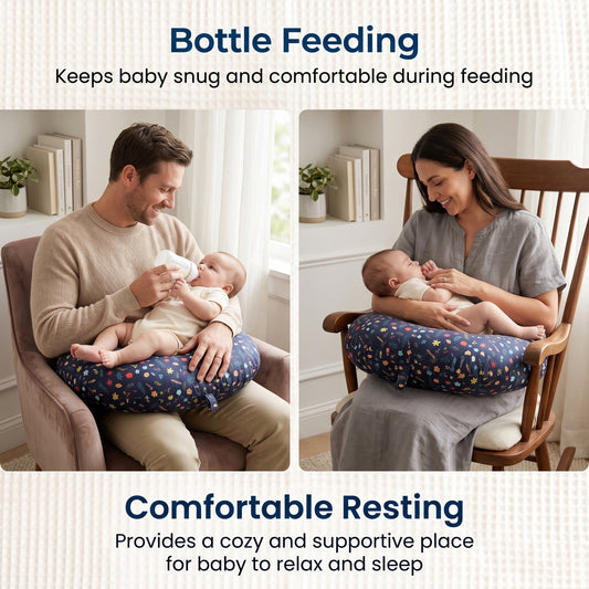 MONIMINI LUXURY BABY NURSING PILLOW | COMFORTABLE FEEDING & DEVELOPMENT SUPPORT
