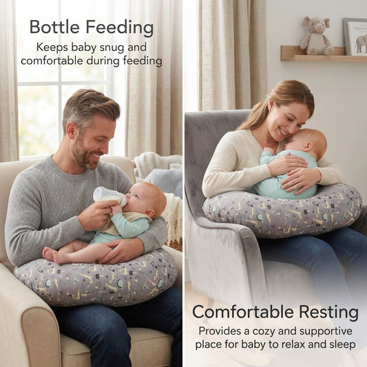 MONIMINI LUXURY BABY NURSING PILLOW | COMFORTABLE FEEDING & DEVELOPMENT SUPPORT