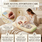 MONIMINI KING SIZE MOSQUITO NET BABY MATTRESS | PREMIUM DIGITAL PRINT SOFT COTTON SLEEPING & PLAY BED FOR NEWBORNS