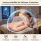 MONIMINI KING SIZE MOSQUITO NET BABY MATTRESS | PREMIUM DIGITAL PRINT SOFT COTTON SLEEPING & PLAY BED FOR NEWBORNS