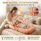 MONIMINI KING SIZE MOSQUITO NET BABY MATTRESS | PREMIUM DIGITAL PRINT SOFT COTTON SLEEPING & PLAY BED FOR NEWBORNS