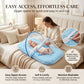 MONIMINI EXTRA LARGE BABY BED | BREATHABLE MOSQUITO NET & SOFT CUSHION COMFORT