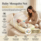 MONIMINI KING SIZE MOSQUITO NET BABY MATTRESS | PREMIUM DIGITAL PRINT SOFT COTTON SLEEPING & PLAY BED FOR NEWBORNS