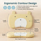 MONIMINI MEMORY FOAM HEAD SHAPING PILLOW | SOFT & BREATHABLE NEWBORN SUPPORT CUSHION