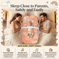 MONIMINI KING SIZE MOSQUITO NET BABY MATTRESS | PREMIUM DIGITAL PRINT SOFT COTTON SLEEPING & PLAY BED FOR NEWBORNS
