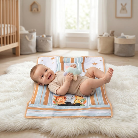 MONIMINI NEWBORN COMFORT JOINT MATTRESS SET | ULTRA-SOFT BABY BED WITH NECK SUPPORT