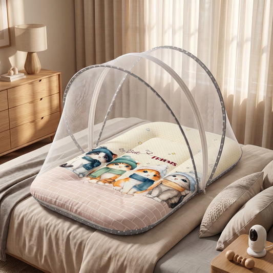 MONIMINI LUXURY DIGITAL PRINT BABY BEDDING SET | COMPLETE NEWBORN SLEEP & CARE COMBO