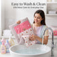 MONI MINI Exclusive Unique Digital Print Baby Mattress with Pillows