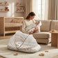 MONIMINI PREMIUM MUSLIN COMBO SET | BABY SLEEPING BAG & MOSQUITO NET MATTRESS FOR NEWBORNS