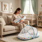 MONIMINI MUSLIN COMBO FOR NEWBORNS | BABY SLEEPING BAG & MOSQUITO NET BED | SOFT COTTON BABY CARE ESSENTIALS