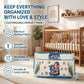 MONIMINI BABY CRADLE COVER ROUND SHAPE | DTF PRINT COTTON CRADLE SHEET | WASHABLE & SKIN FRIENDLY (Copy)