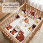 MONIMINI COMPLETE 7 PIECE DTF PRINT BEDDING SET ESSENTIALS COMBO FOR BABY 0-6 MONTHS