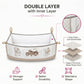 MONIMINI PREMIUM BABY CRADLE EMBROIDERY COVER | SOFT COTTON CRADLE BEDDING FOR NEWBORNS