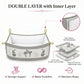 MONIMINI EMBROIDERY CRADLE COVER FOR NEWBORNS | SOFT COTTON BABY CRADLE BED SHEET | WASHABLE & COMFORTABLE