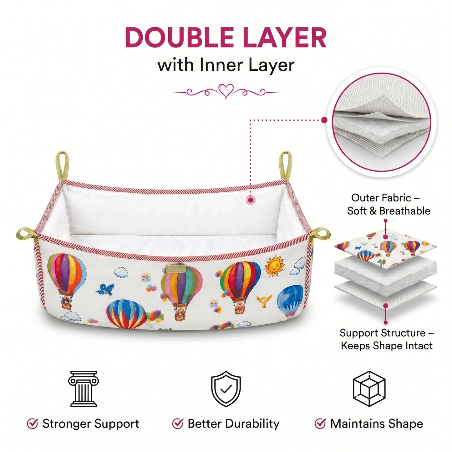 MONIMINI BABY CRADLE COVER ROUND SHAPE | DTF PRINT COTTON CRADLE SHEET | WASHABLE & SKIN FRIENDLY