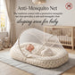 MONIMINI PREMIUM MUSLIN COMBO SET | BABY SLEEPING BAG & MOSQUITO NET MATTRESS FOR NEWBORNS