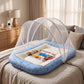 MONIMINI PREMIUM BABY BEDDING SET | DIGITAL PRINT MATTRESS, MOSQUITO NET SLEEPING BAG & BABY ESSENTIALS