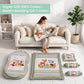 MONIMINI PREMIUM BABY BEDDING SET | DIGITAL PRINT MATTRESS, MOSQUITO NET SLEEPING BAG & BABY ESSENTIALS