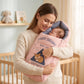 MONIMINI LUXURY DIGITAL BABY SLEEPING BAG | ULTRA SOFT COTTON BABY WRAP FOR NEWBORNS | SAFE, COZY & COMFORTABLE | 0-6 MONTHS