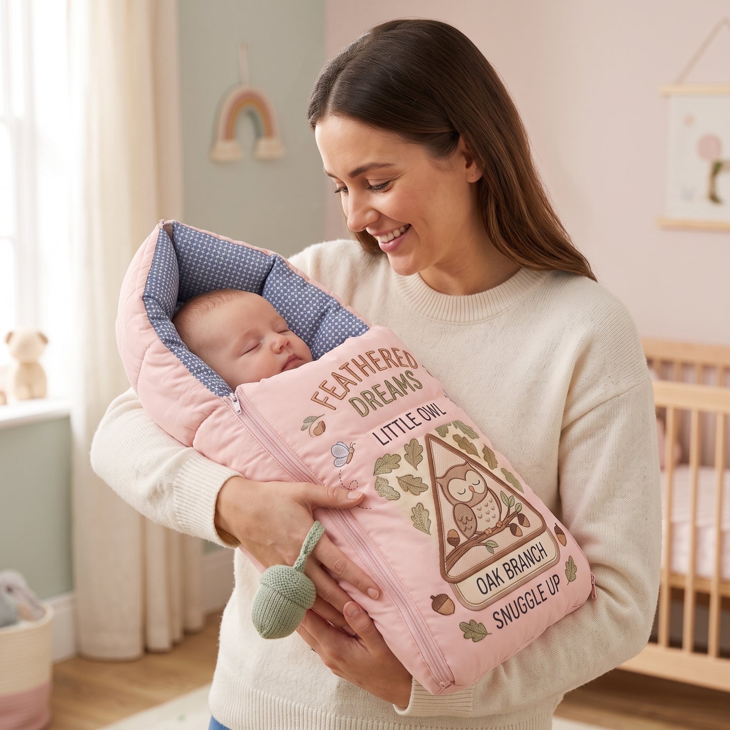 MONIMINI PREMIUM DIGITAL BABY SLEEPING BAG FOR NEWBORNS (0-6 MONTHS)