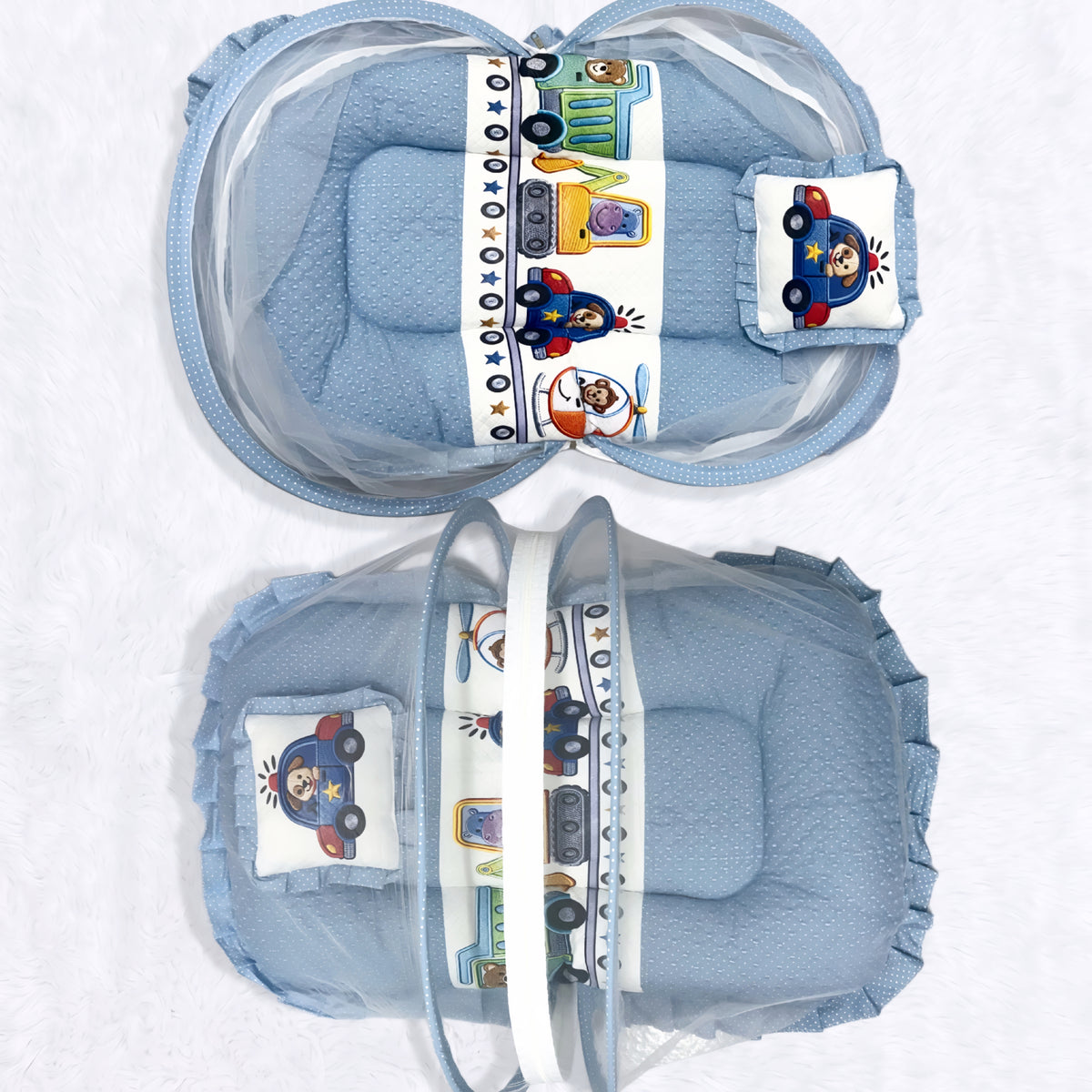 MONIMINI PREMIUM DTF PRINT BABY BEDDING SET | COMPLETE NEWBORN SLEEP & CARE COMBO