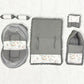 MONIMINI LUXURY EMBROIDERY WORK BABY BEDDING SET | COMPLETE NEWBORN SLEEP & CARE COMBO