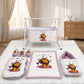 MONIMINI COMPLETE 7 PIECE DIGITAL PRINT BEDDING SET ESSENTIALS COMBO FOR BABY 0-6 MONTHS
