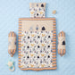 MONI MINI Exclusive Unique Digital Print Baby Mattress with Pillows