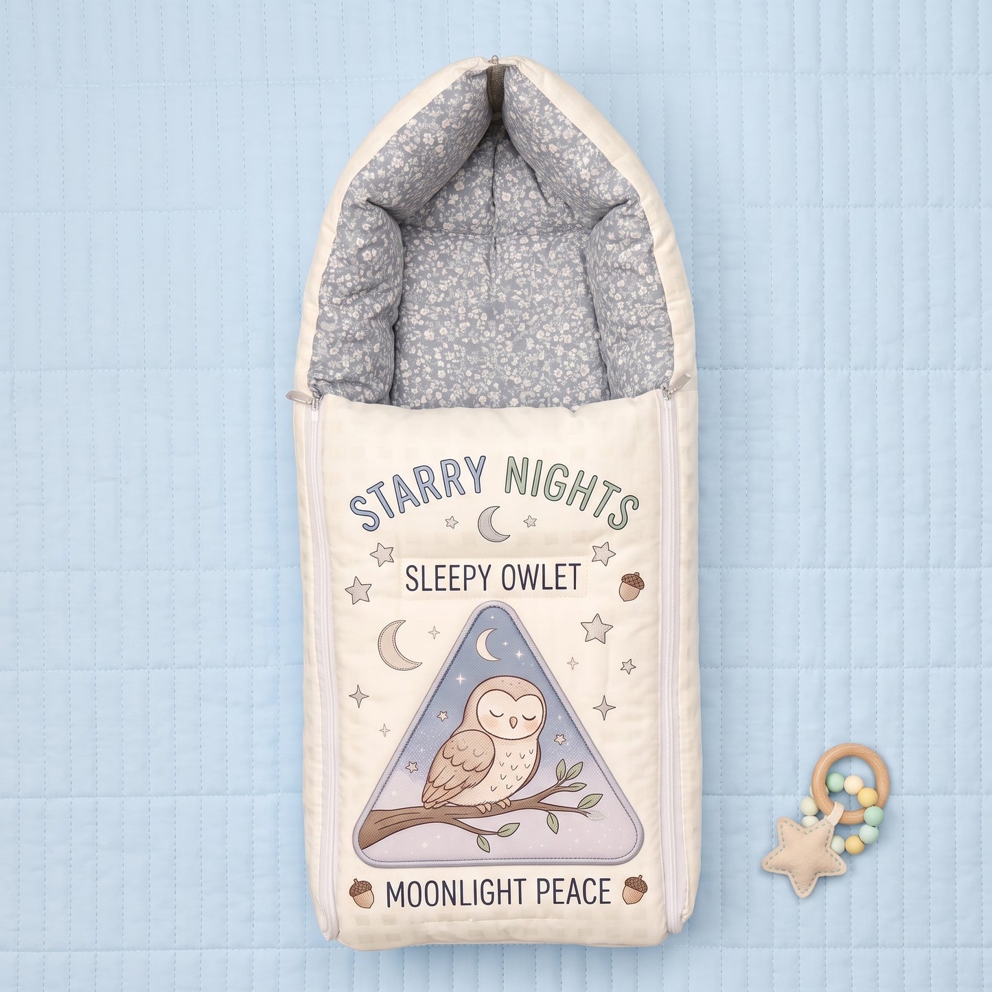 MONIMINI PREMIUM DIGITAL BABY SLEEPING BAG FOR NEWBORNS (0-6 MONTHS)