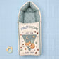 MONIMINI LUXURY DIGITAL BABY SLEEPING BAG | ULTRA SOFT COTTON BABY WRAP FOR NEWBORNS | SAFE, COZY & COMFORTABLE | 0-6 MONTHS