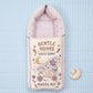 MONIMINI LUXURY DIGITAL BABY SLEEPING BAG | ULTRA SOFT COTTON BABY WRAP FOR NEWBORNS | SAFE, COZY & COMFORTABLE | 0-6 MONTHS