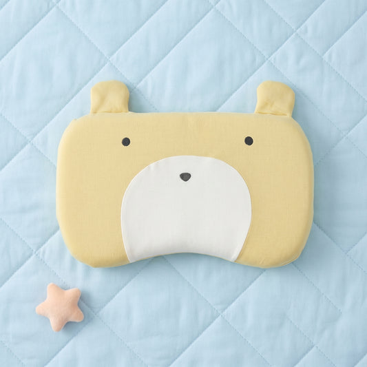 MONIMINI MEMORY FOAM HEAD SHAPING PILLOW | SOFT & BREATHABLE NEWBORN SUPPORT CUSHION
