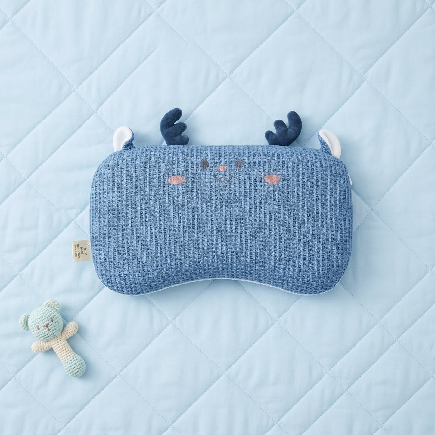 MONIMINI PREMIUM BABY MEMORY FOAM PILLOW | PRESSURE-RELIEF HEAD SUPPORT FOR NEWBORNS 0-12 MONTHS