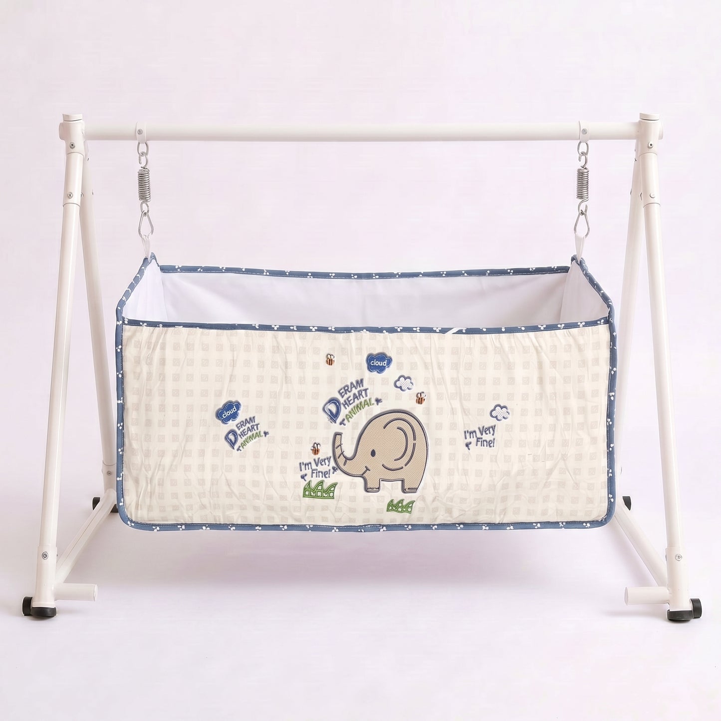 MONIMINI COMPLETE 7 PIECE DIGITAL PRINT BEDDING SET ESSENTIALS COMBO FOR BABY 0-6 MONTHS